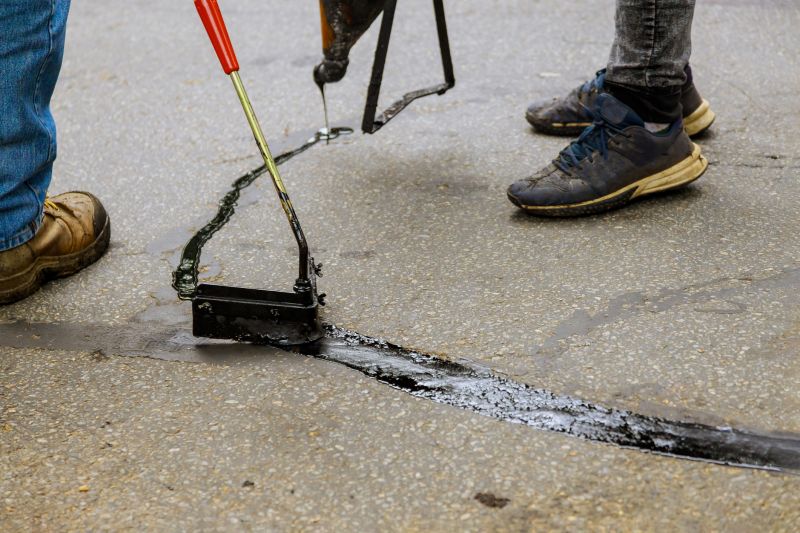 Cracked Asphalt Repair