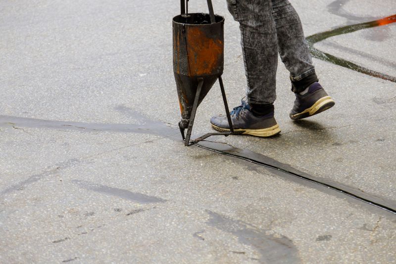 Parking Lot Crack Sealing